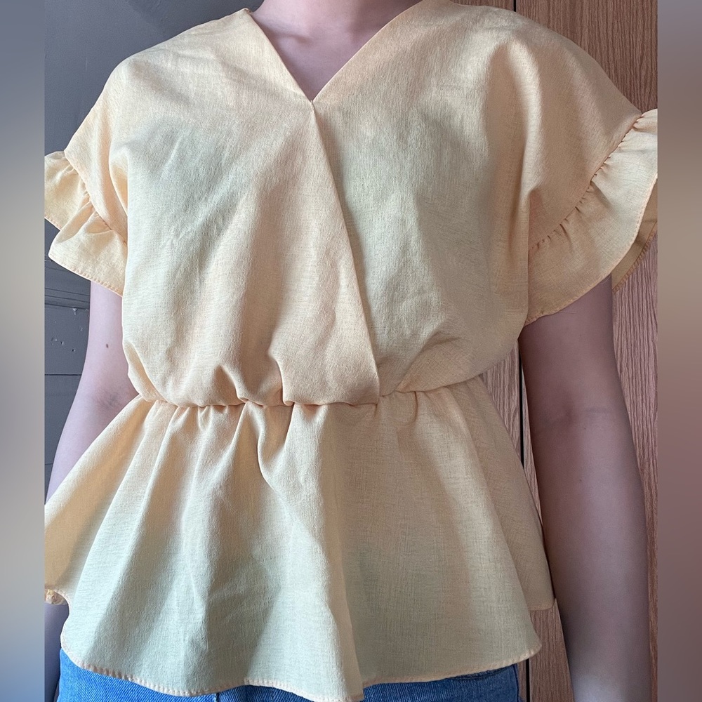 Yellow blouse